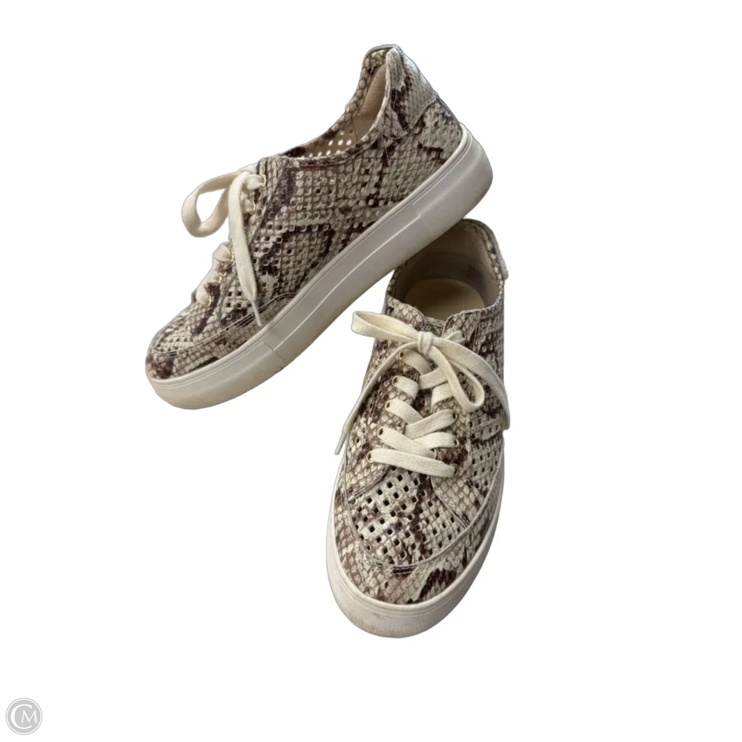 Shoes Sneakers By Vince Camuto In Snakeskin Print, Size: 8