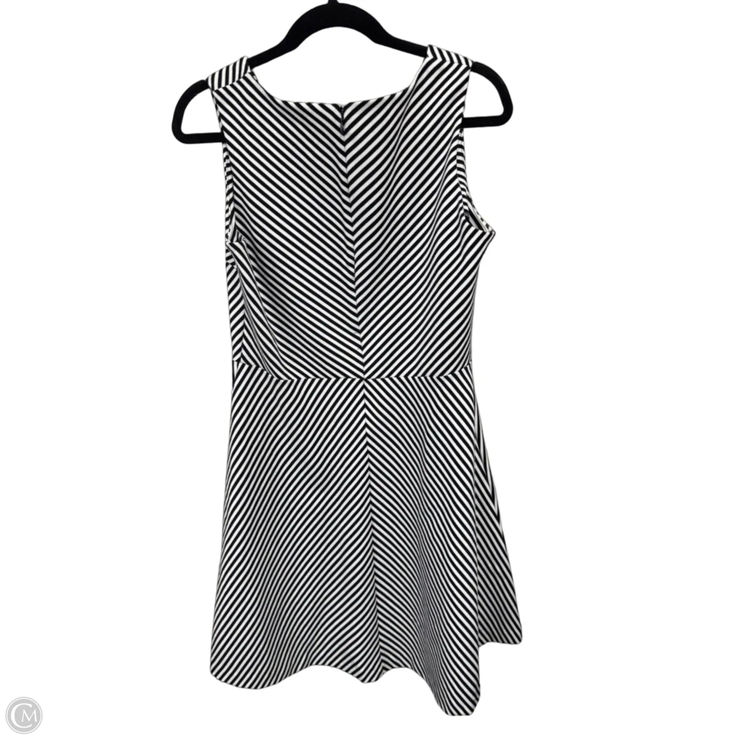Dress Casual Midi By Talbots In Black & White, Size: Lp