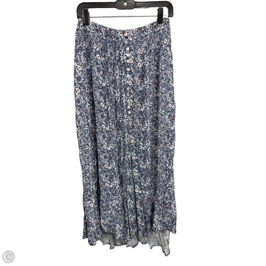 Skirt Maxi By Rachel Zoe In Blue & White, Size: L