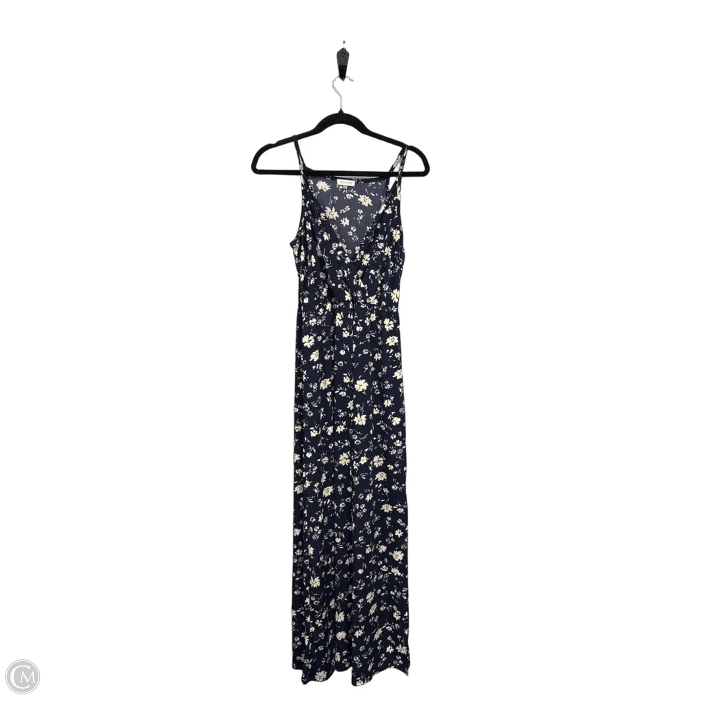 Dress Casual Maxi By Clothes Mentor In Blue & Cream, Size: M