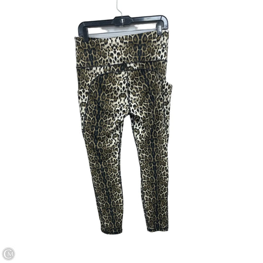 Athletic Leggings By Clothes Mentor In Animal Print, Size: L