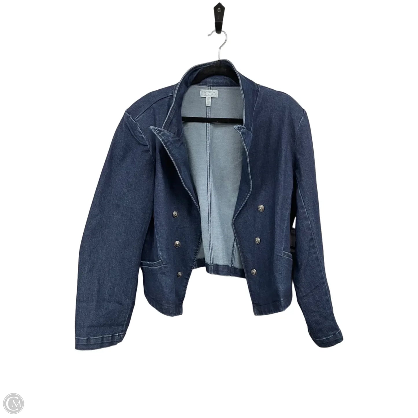Blazer By Sofia By Sofia Vergara In Blue, Size: 22