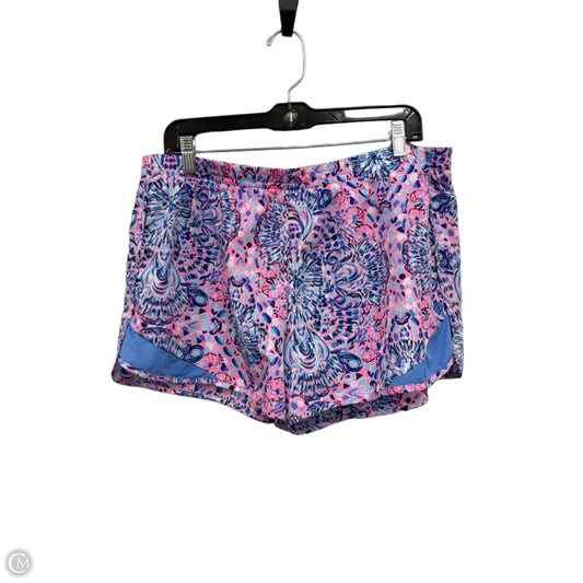 Shorts Designer By Lilly Pulitzer In Blue & Pink, Size: Xl