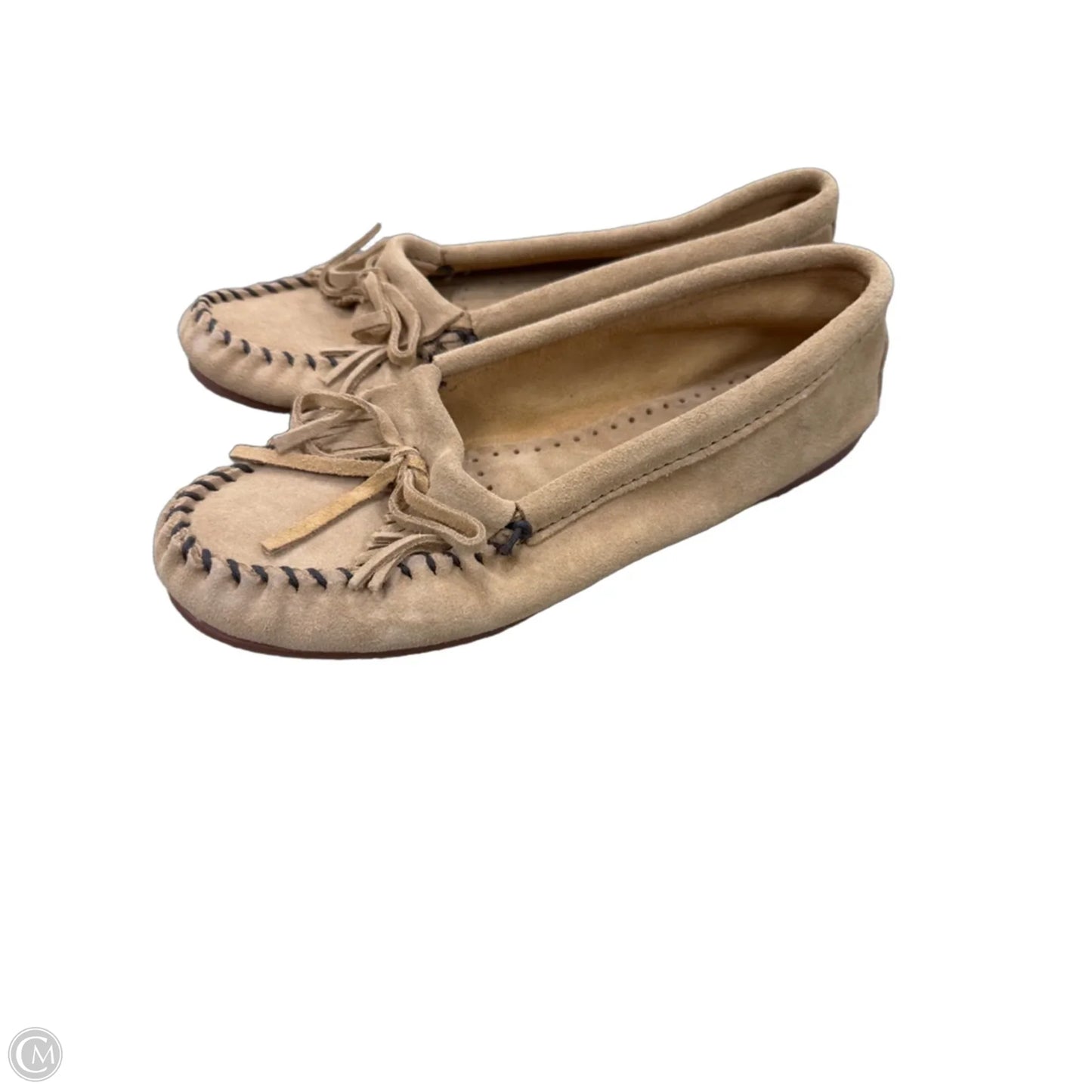 Shoes Flats By Minnetonka In Brown, Size: 10