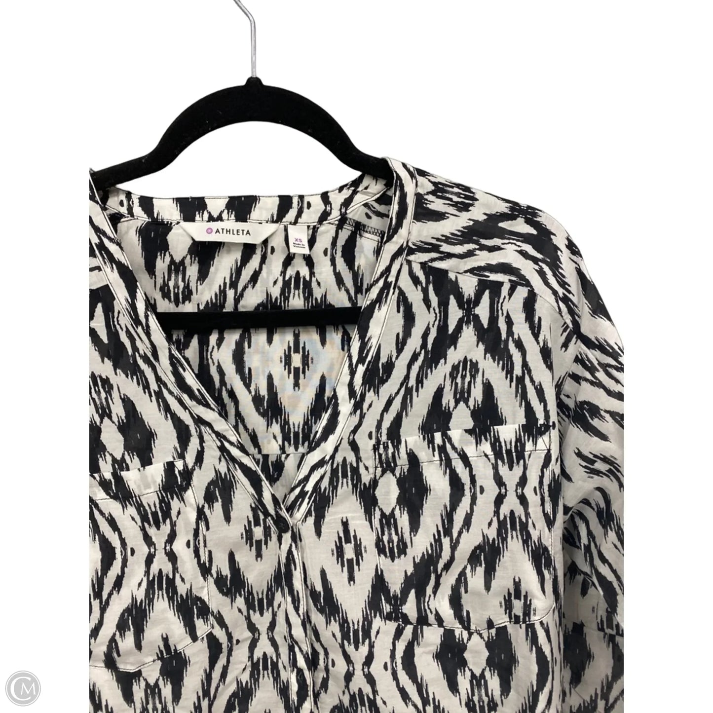 Dress Casual Short By Athleta In Black & White, Size: Xs