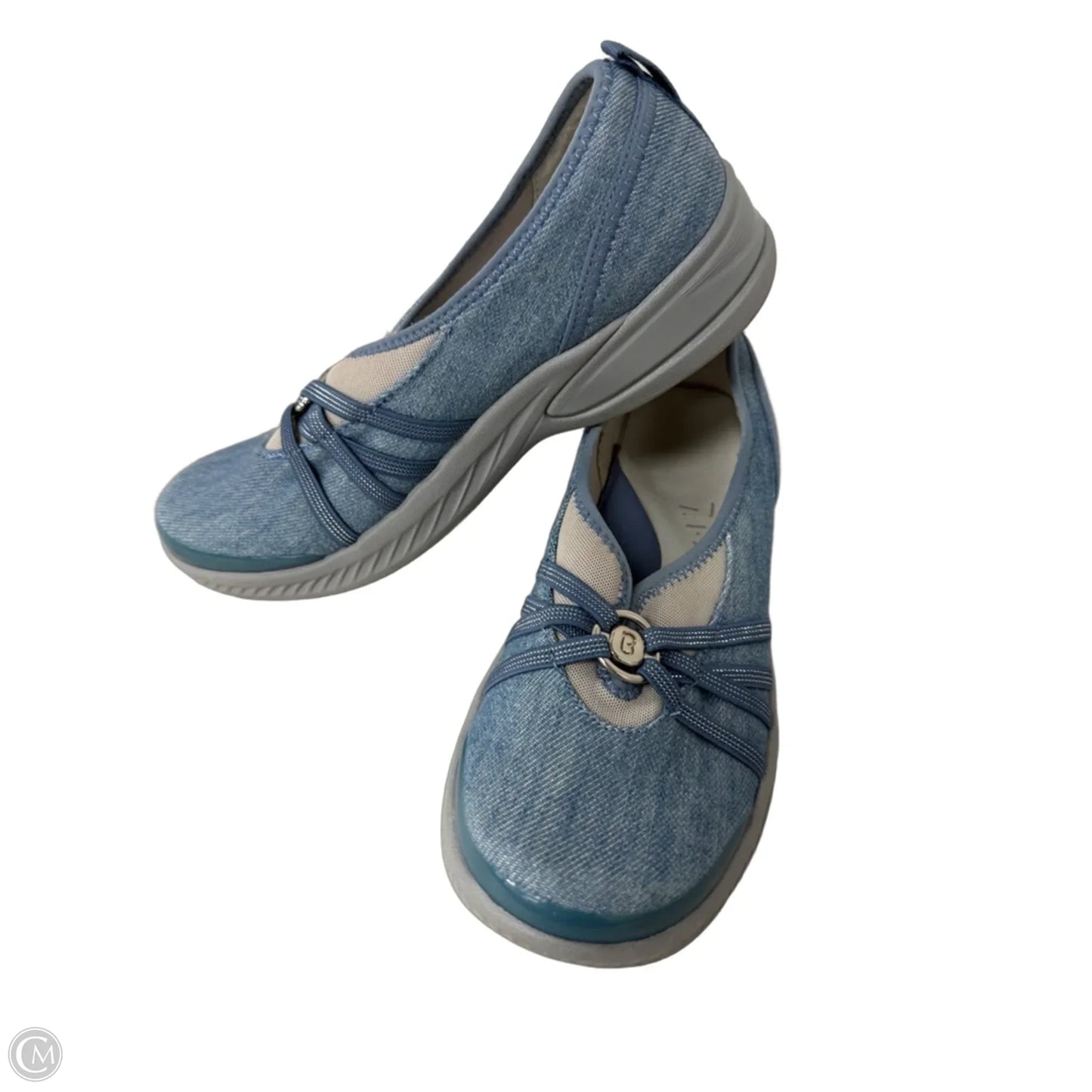 Shoes Flats By Clothes Mentor In Blue, Size: 7