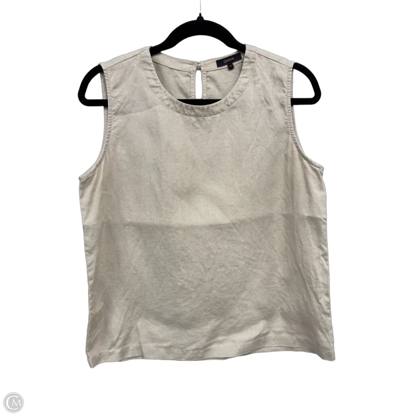 Top Sleeveless By Quince In Tan, Size: S