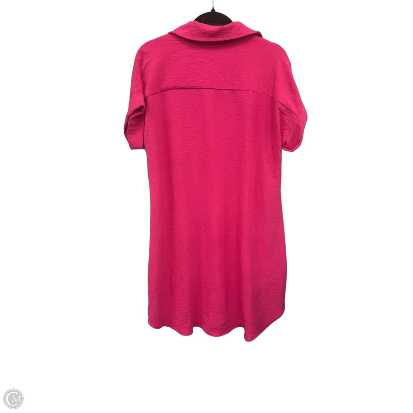 Dress Casual Short By Clothes Mentor In Pink, Size: 1x