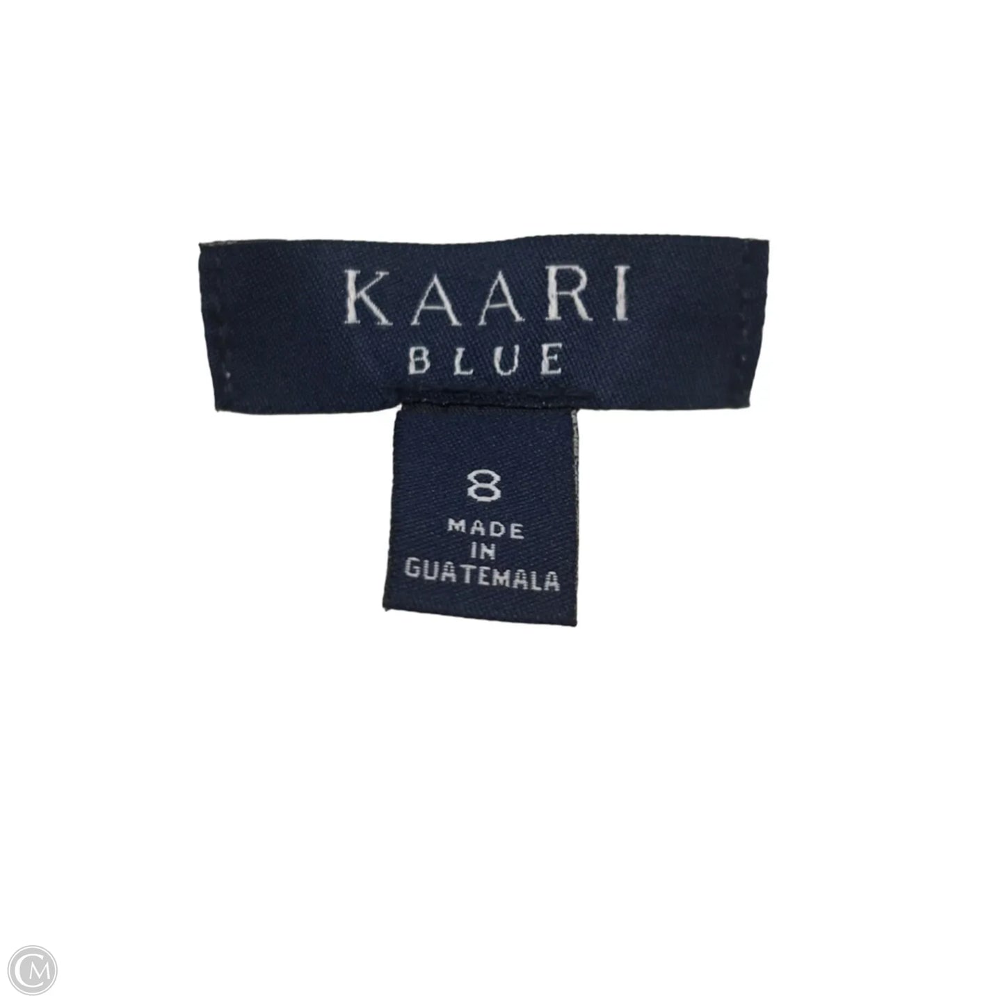 Pants Dress By Kaari Blue In White, Size: 8