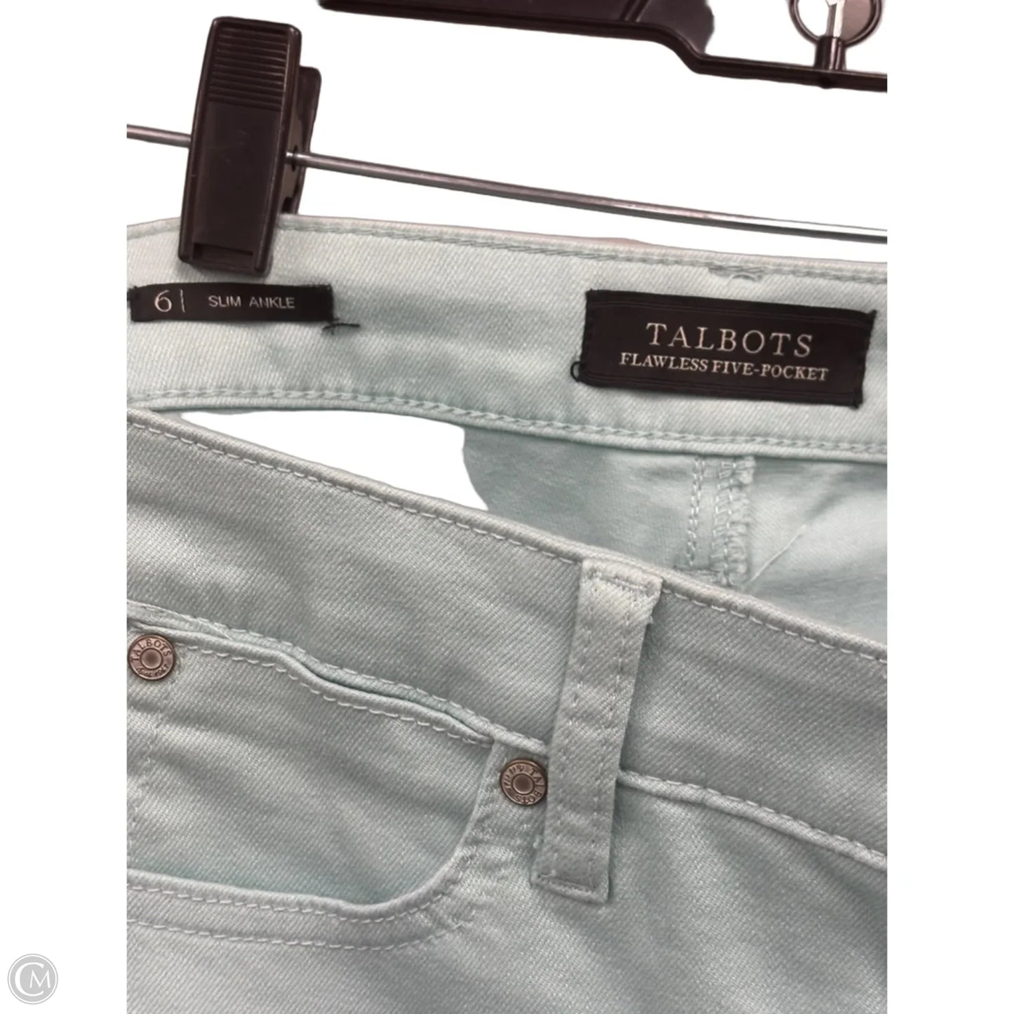 Jeans Straight By Talbots In Blue, Size: 6
