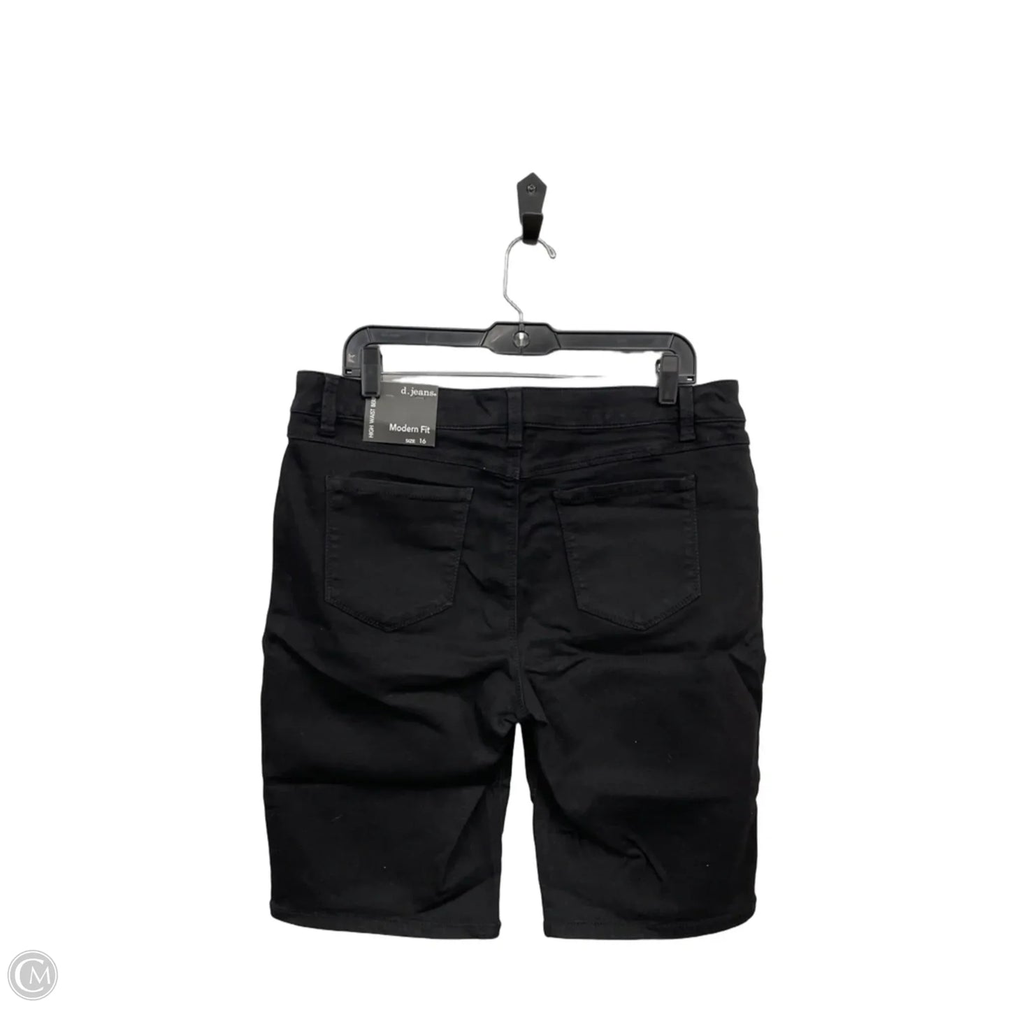 Shorts By D Jeans In Black, Size: 16