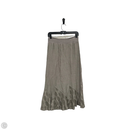 Skirt Midi By Apt 9 In Grey, Size: S