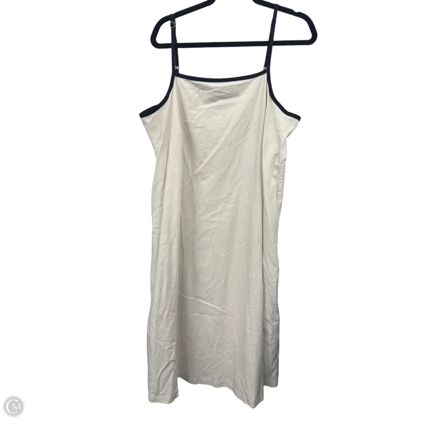Dress Casual Midi By Ava & Viv In Black & Cream, Size: Xxl