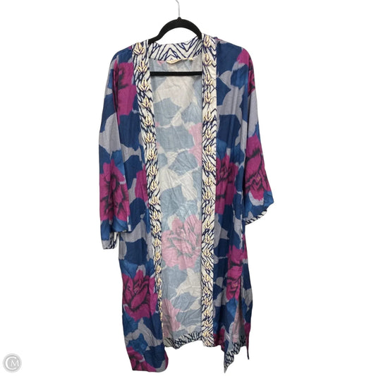 Swimwear Cover-up By Soft Surroundings In Blue & Purple, Size: Xl