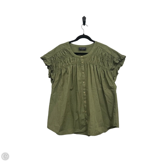 Top Short Sleeve By Lane Bryant In Green, Size: 18