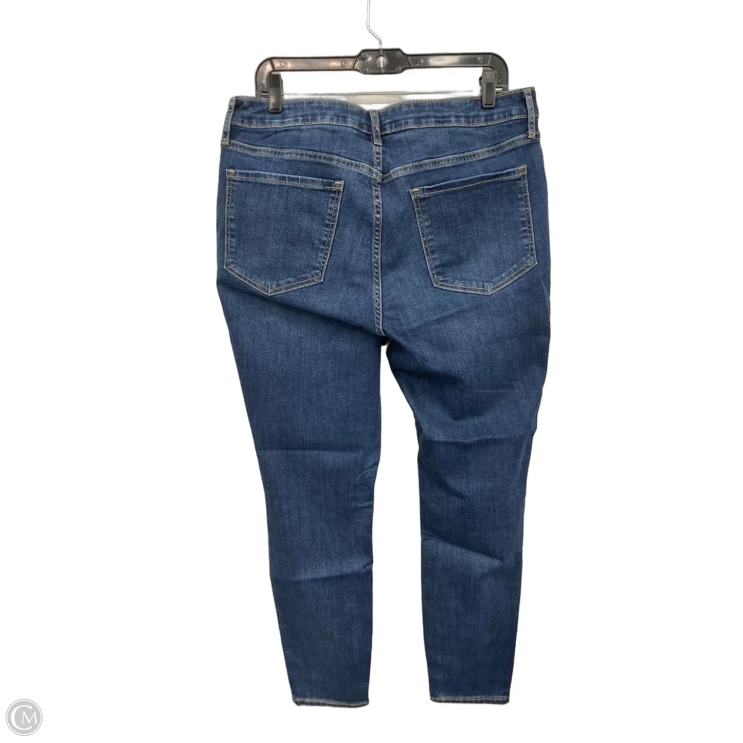 Jeans Skinny By Old Navy In Blue Denim, Size: 16