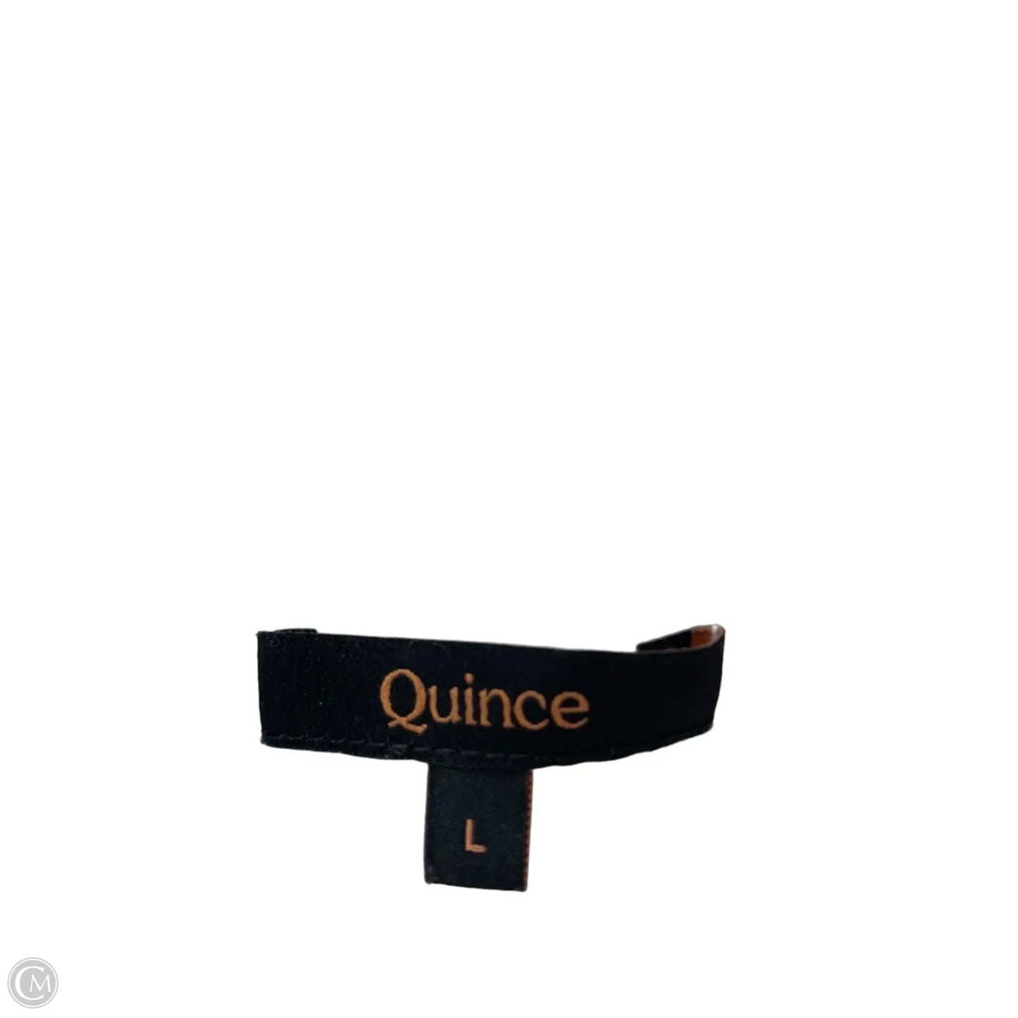 Top Short Sleeve By Quince In White, Size: L