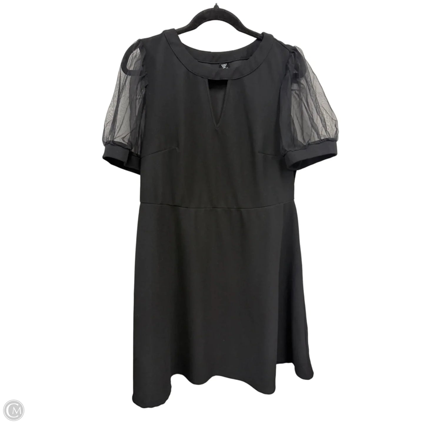 Dress Casual Midi By Shein In Black, Size: 1x