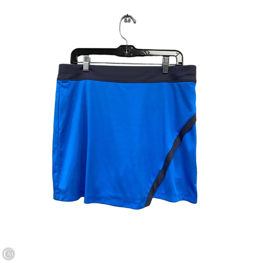 Athletic Skort By Callaway In Blue & Grey, Size: L