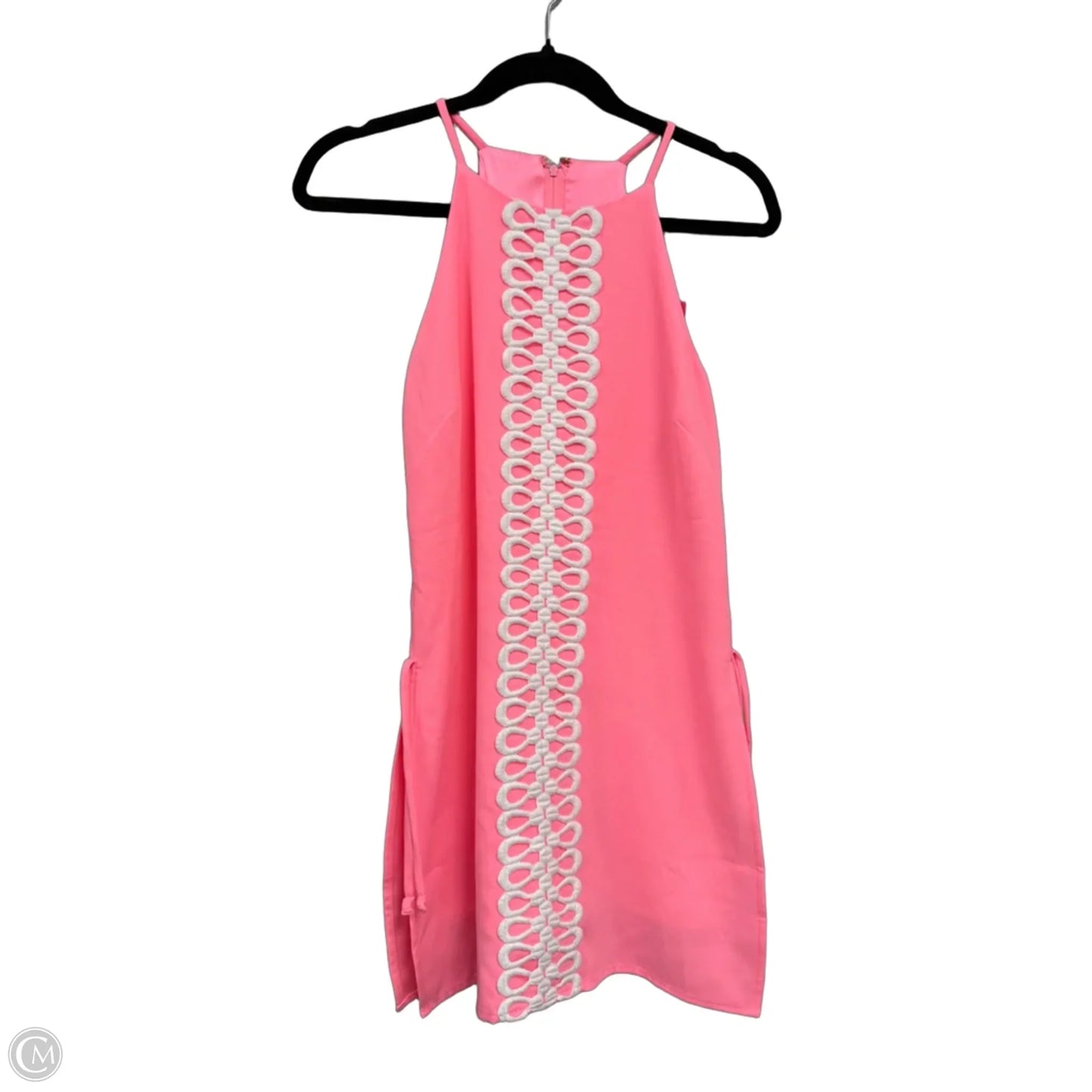 Dress Designer By Lilly Pulitzer In Pink & White, Size: 0