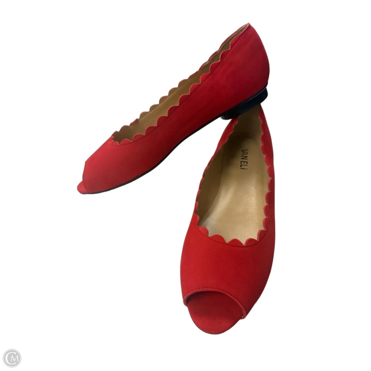 Shoes Flats By Vaneli In Red, Size: 9.5