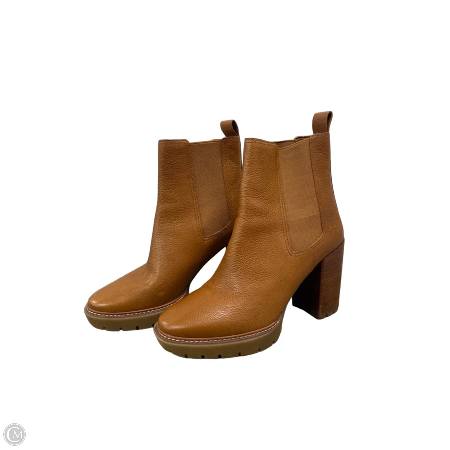 Boots Designer By Tory Burch In Brown, Size: 10