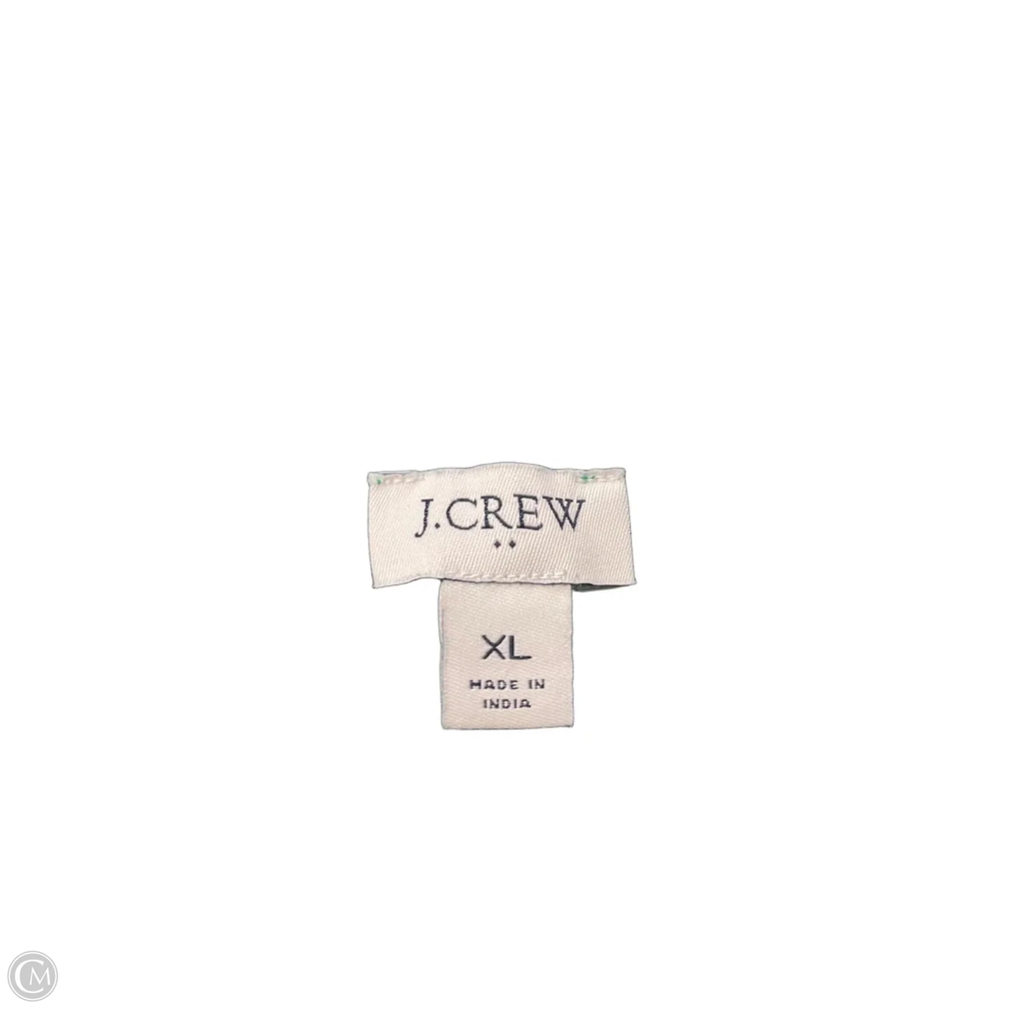 Top Short Sleeve By J. Crew In Blue & Green, Size: Xl