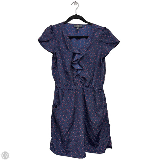 Dress Casual Short By Jessica Simpson In Blue & Red, Size: L