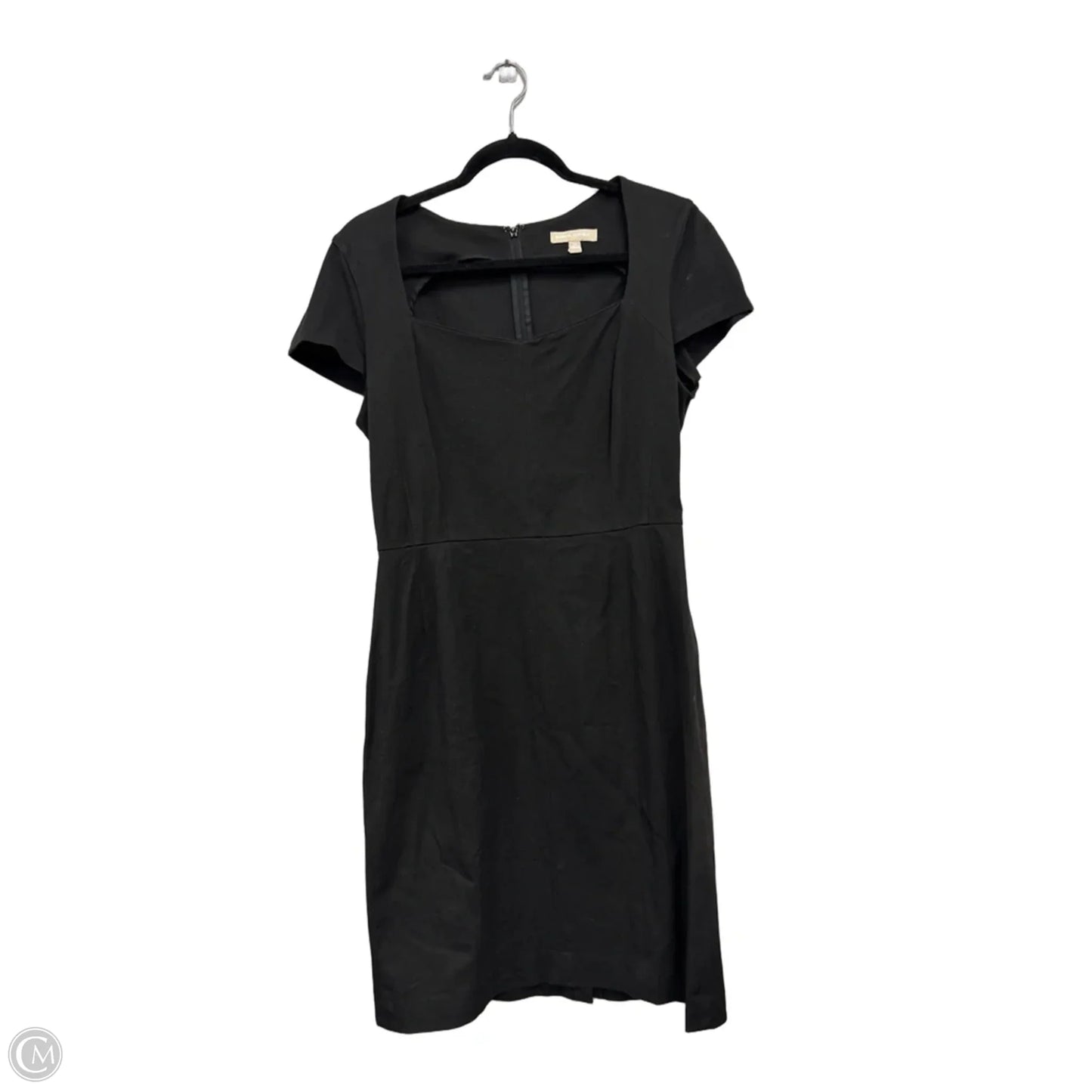 Dress Casual Midi By Banana Republic In Black, Size: 14