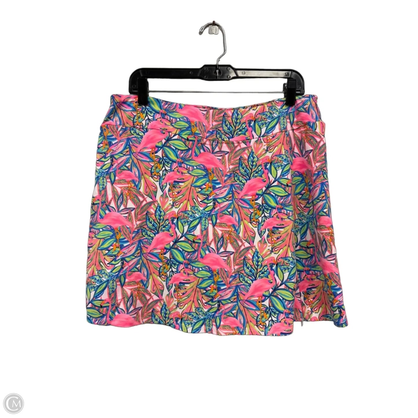 Skort By Lulu B In Blue & Pink, Size: L