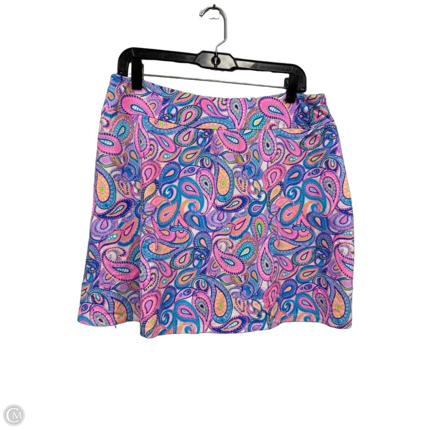 Skort 2pc Set By Lulu B In Blue & Pink, Size: L