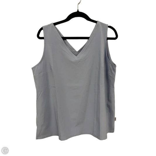 Top Sleeveless By Eddie Bauer In Blue, Size: L