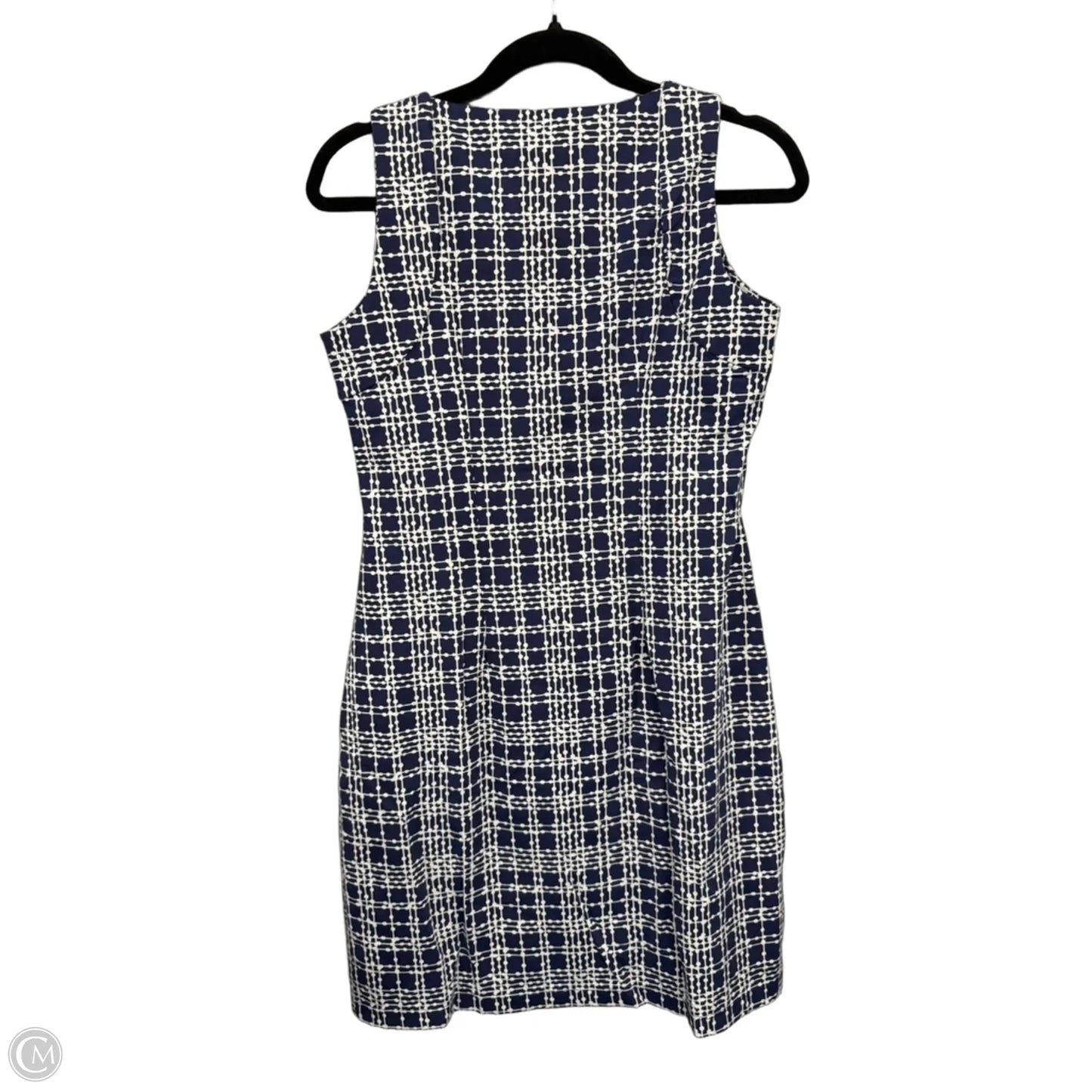 Dress Casual Short By Clothes Mentor In Blue & White, Size: S