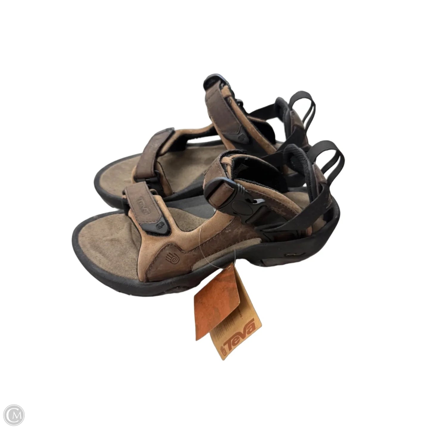 Sandals Sport By Teva In Black & Brown, Size: 7.5