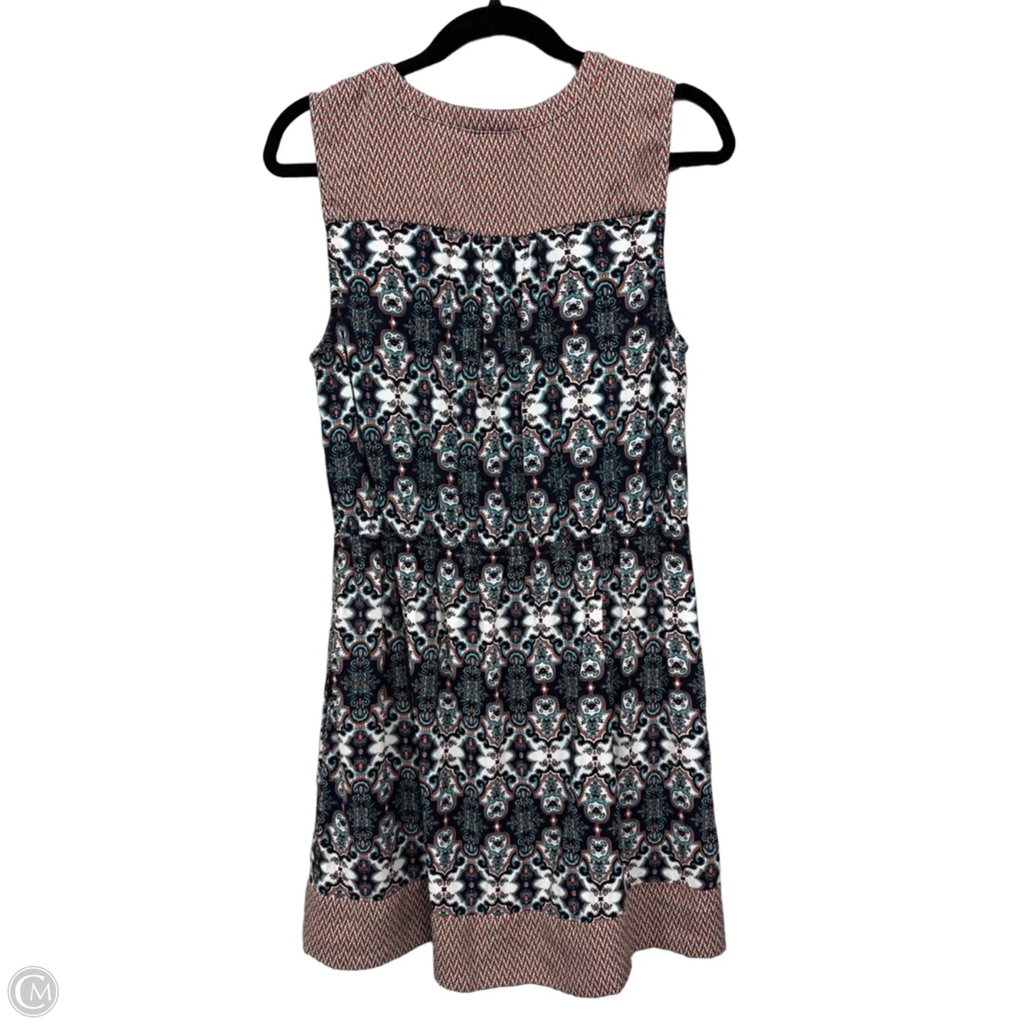 Dress Casual Short By Dr2 In Blue & Orange, Size: M