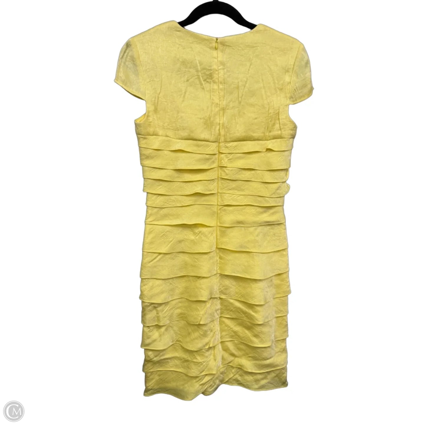 Dress Party Short By London Times In Yellow, Size: 4