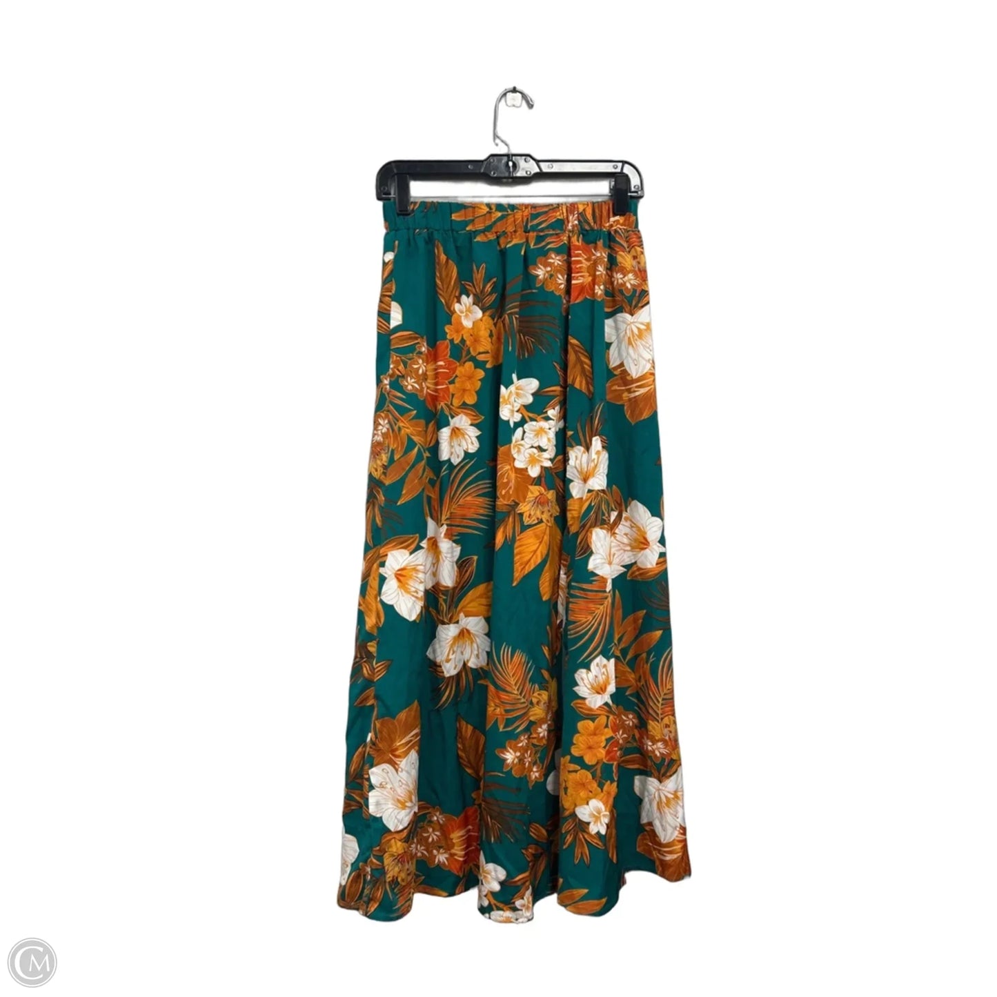 Skirt Set 2pc By Shein In Green & Orange, Size: M