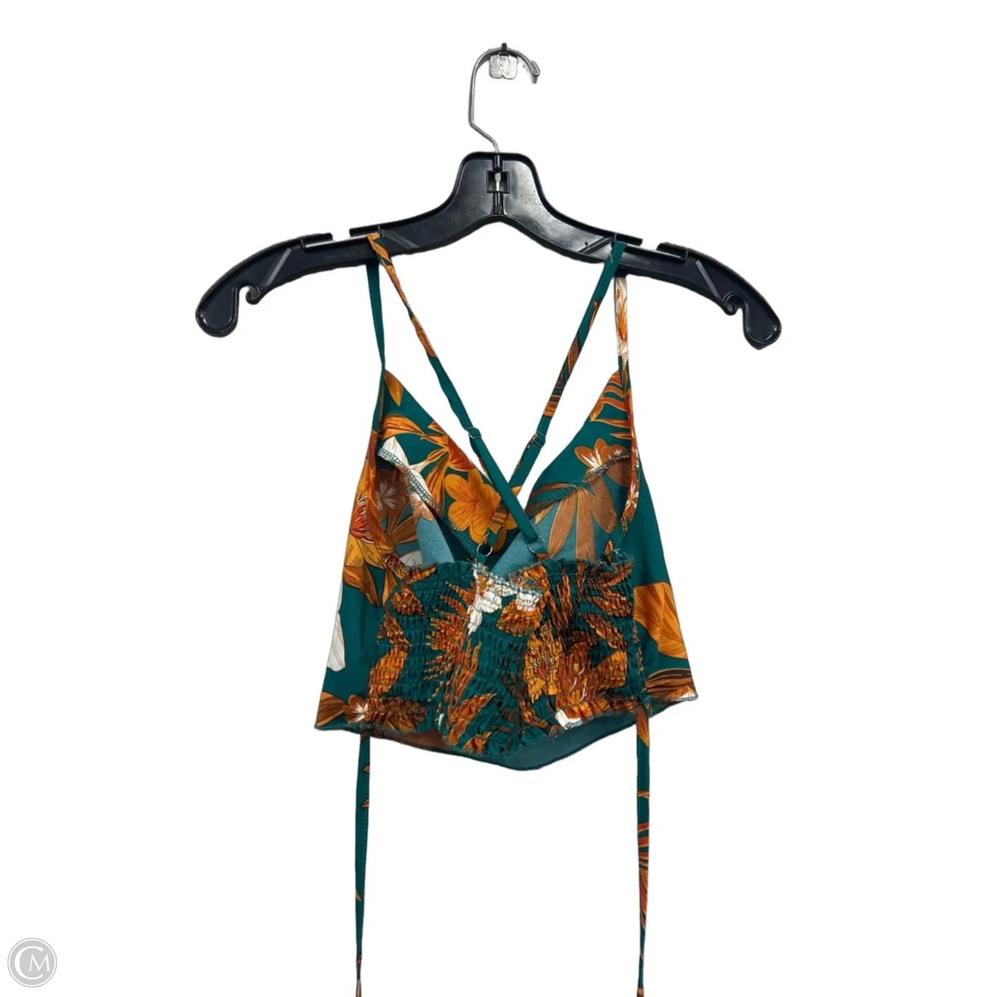 Skirt Set 2pc By Shein In Green & Orange, Size: M