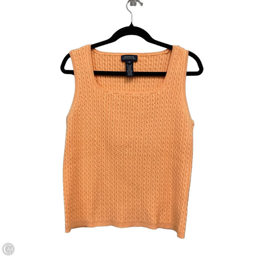 Top Sleeveless By Jones New York In Orange, Size: Xl