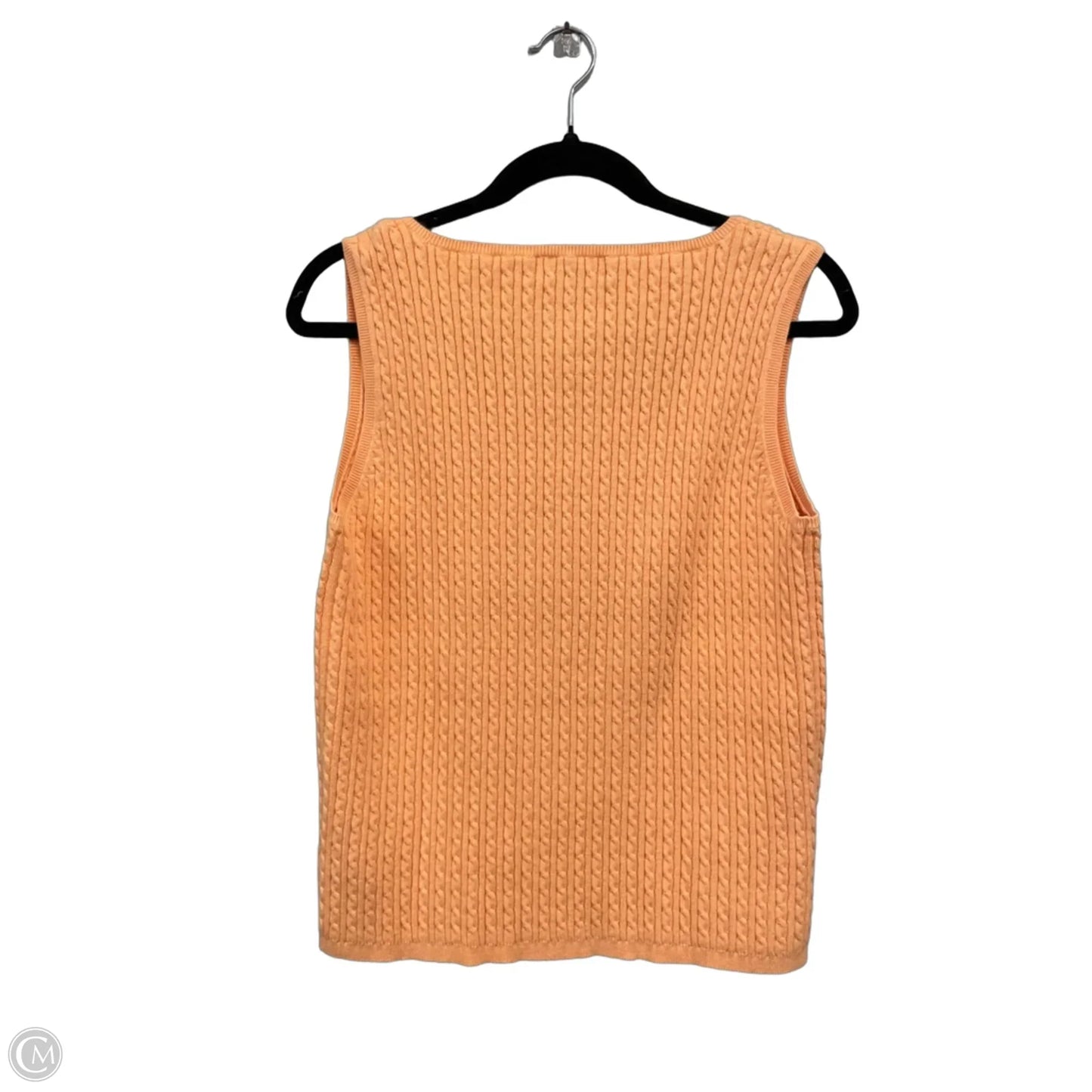 Top Sleeveless By Jones New York In Orange, Size: Xl