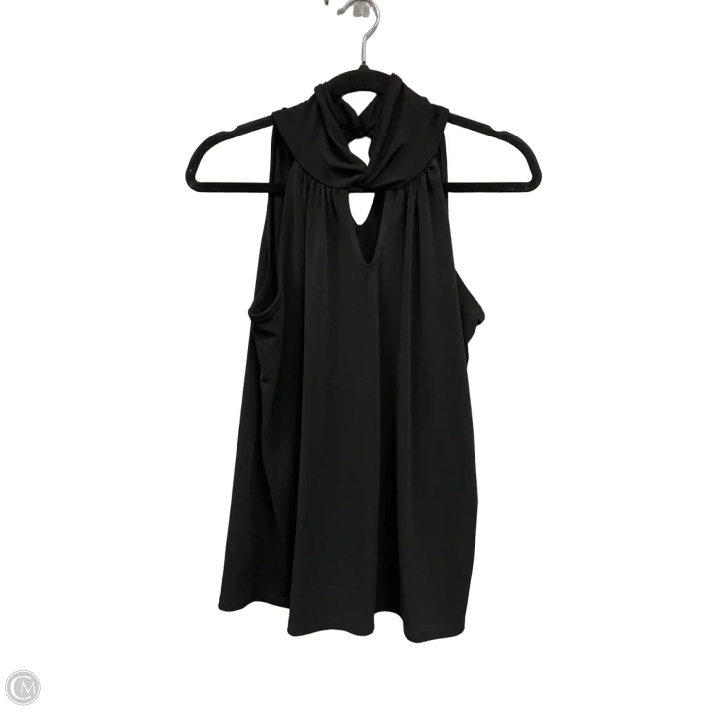 Top Sleeveless Basic By Adrianna Papell In Black, Size: M