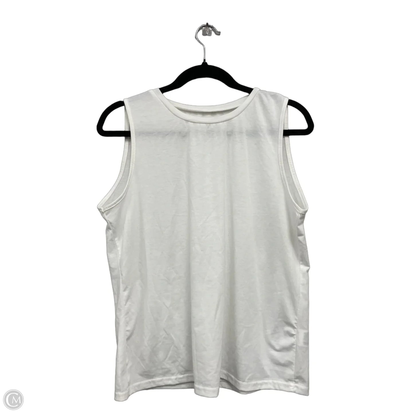 Top Sleeveless Basic By Shein In White, Size: L