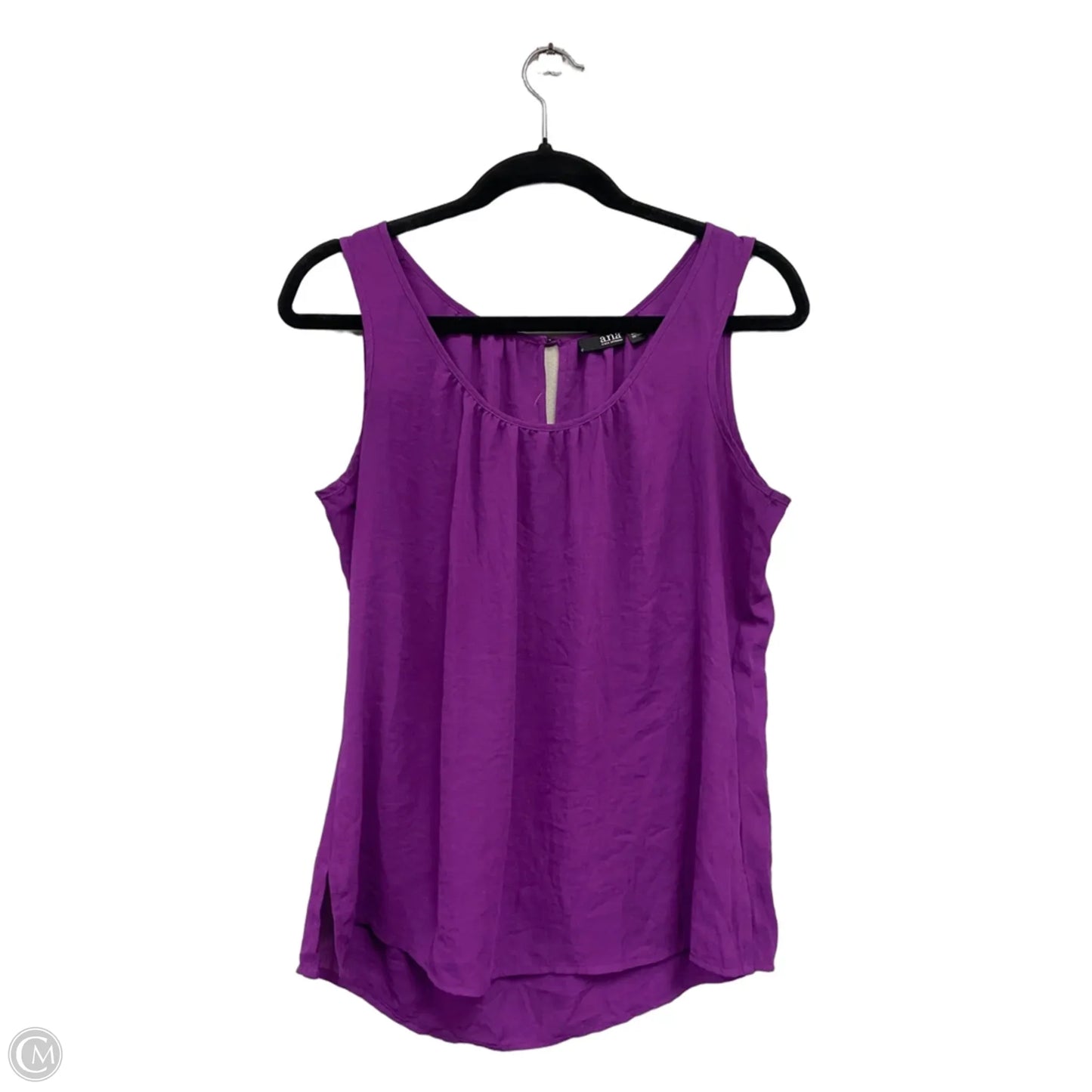 Top Sleeveless By Ana In Purple, Size: M