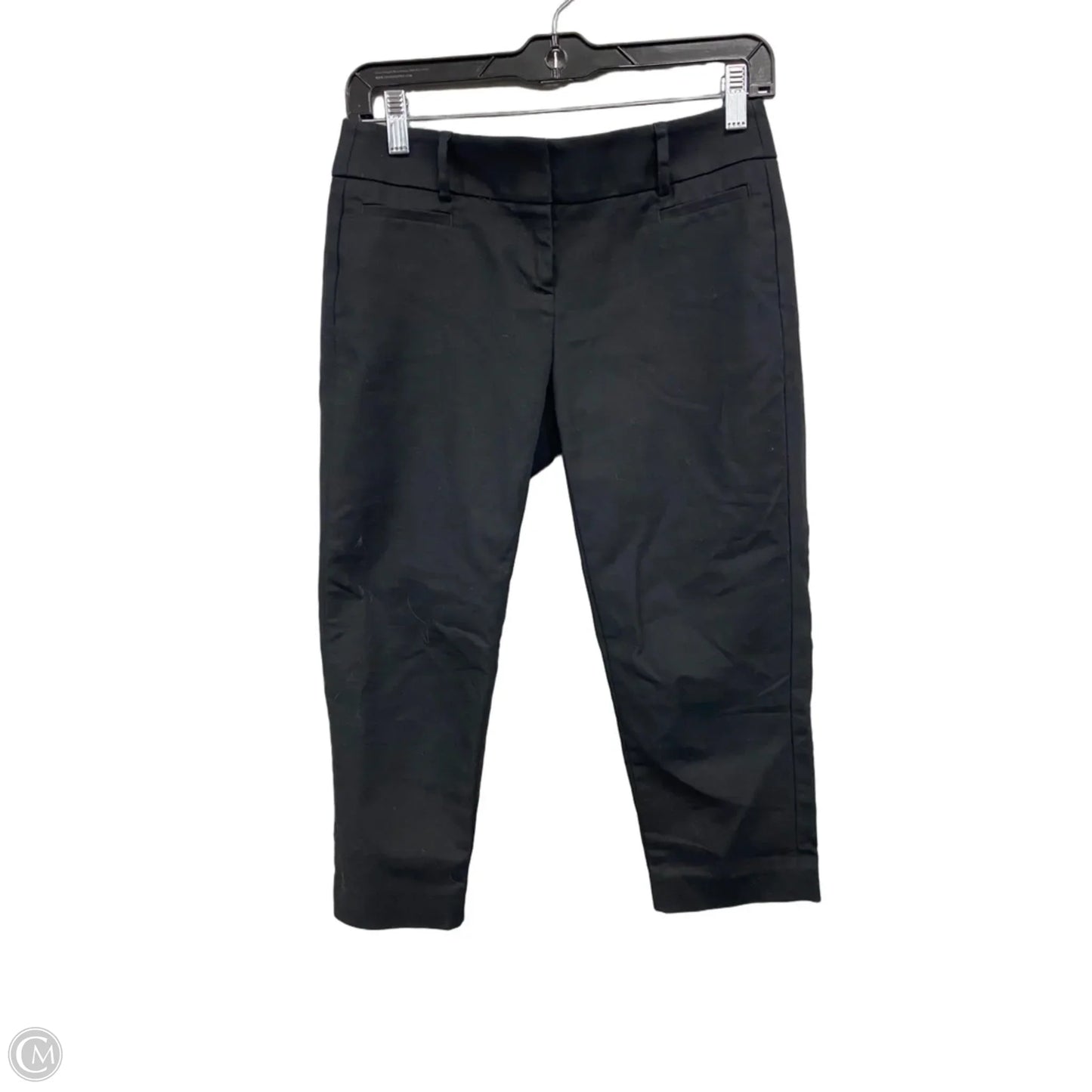 Pants Cropped By Loft In Black, Size: 0p