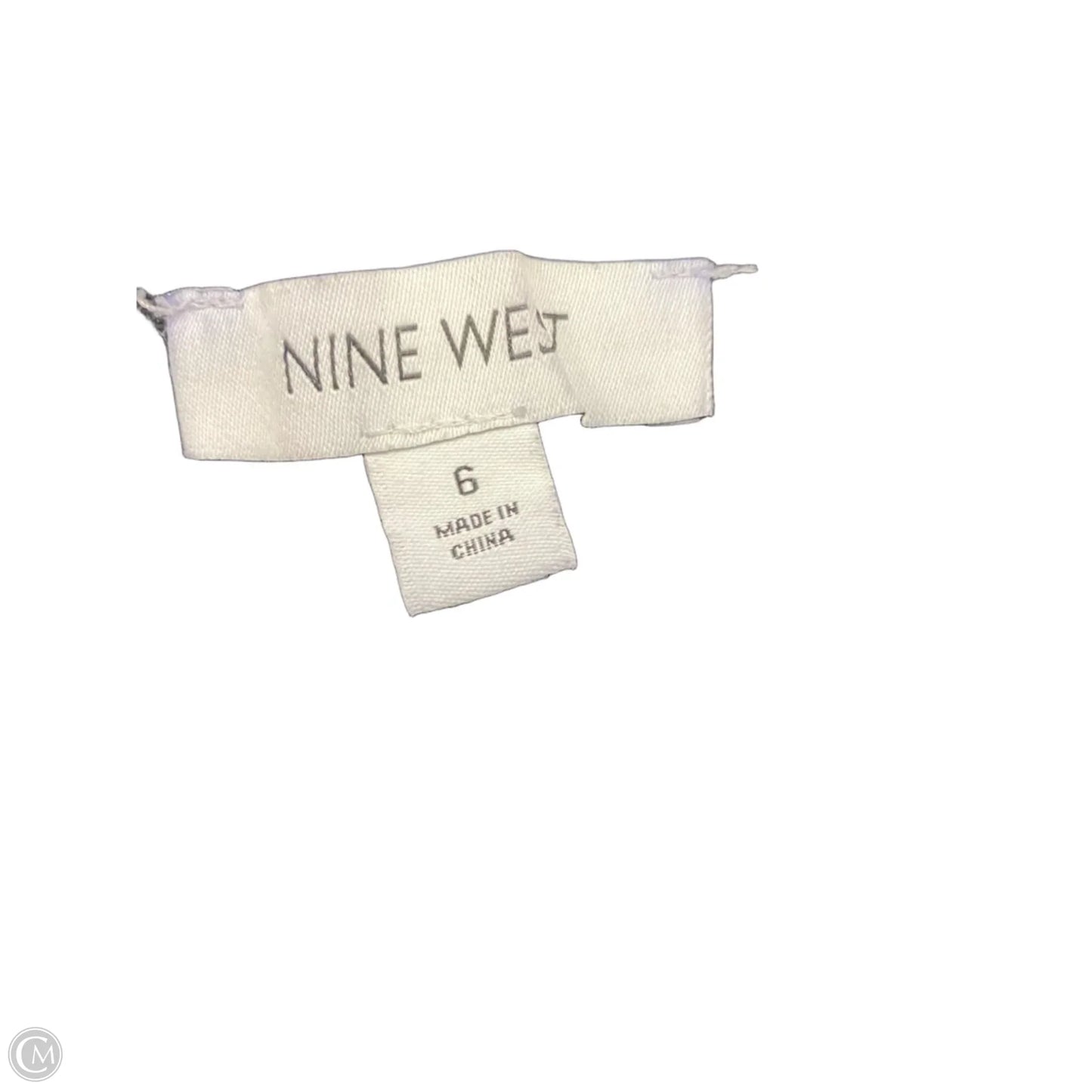 Pants Dress By Nine West In Black & Gold, Size: 6