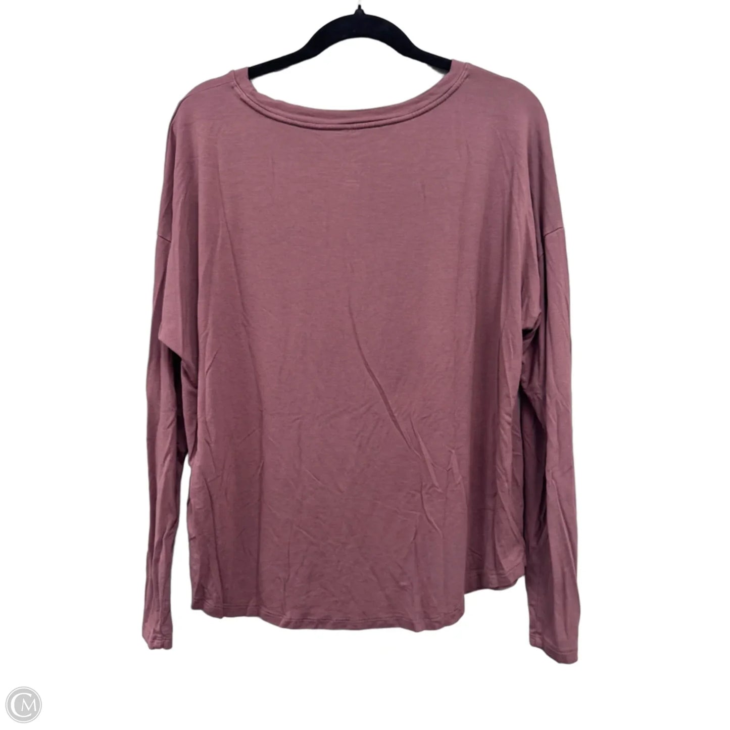 Top Long Sleeve Basic By A New Day In Pink, Size: Xl
