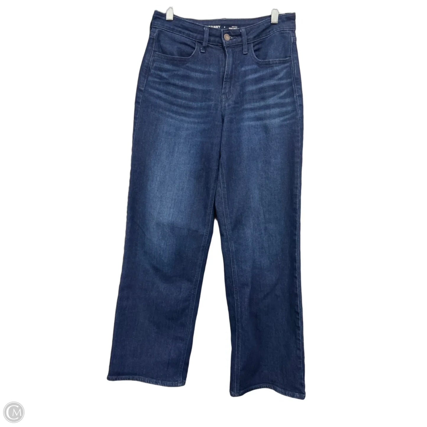 Jeans Wide Leg By Old Navy In Blue Denim, Size: 4