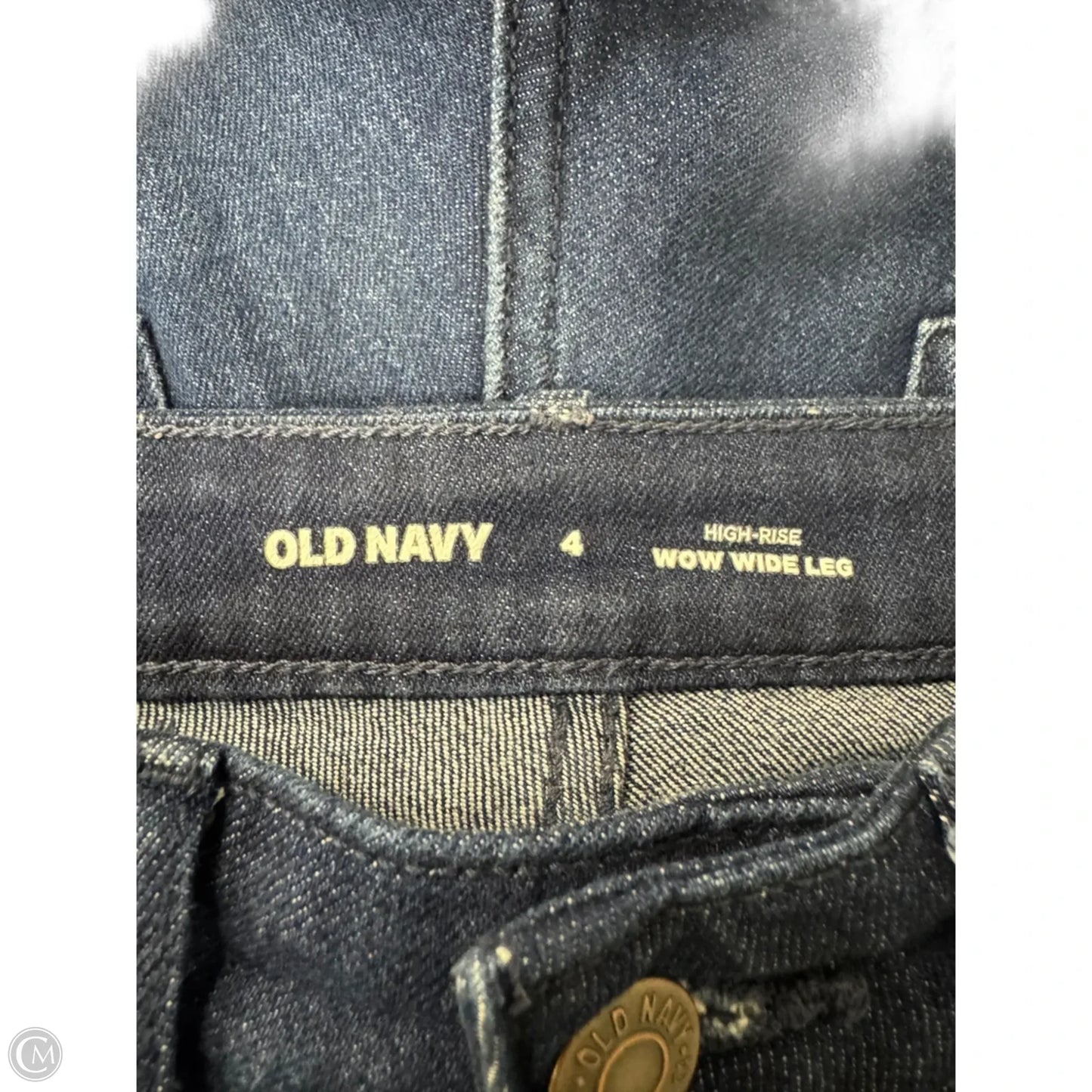Jeans Wide Leg By Old Navy In Blue Denim, Size: 4