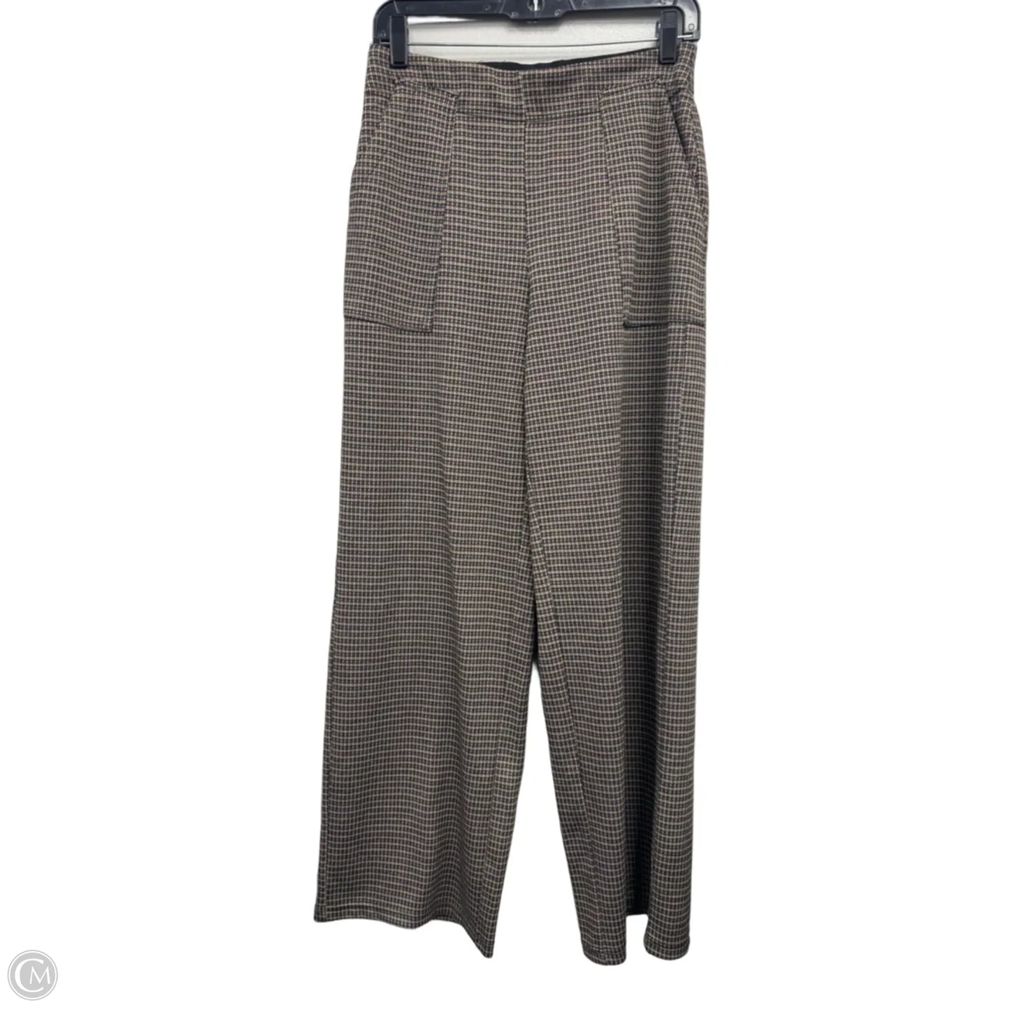 Pants Wide Leg By Max Studio In Black & Cream, Size: S