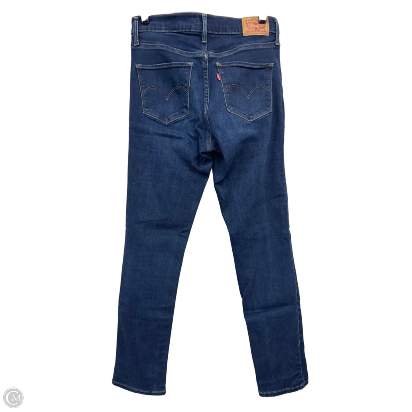 Jeans Skinny By Levis In Blue Denim, Size: 4